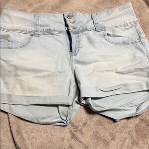 Casual Light Blue Women's Jean Shorts